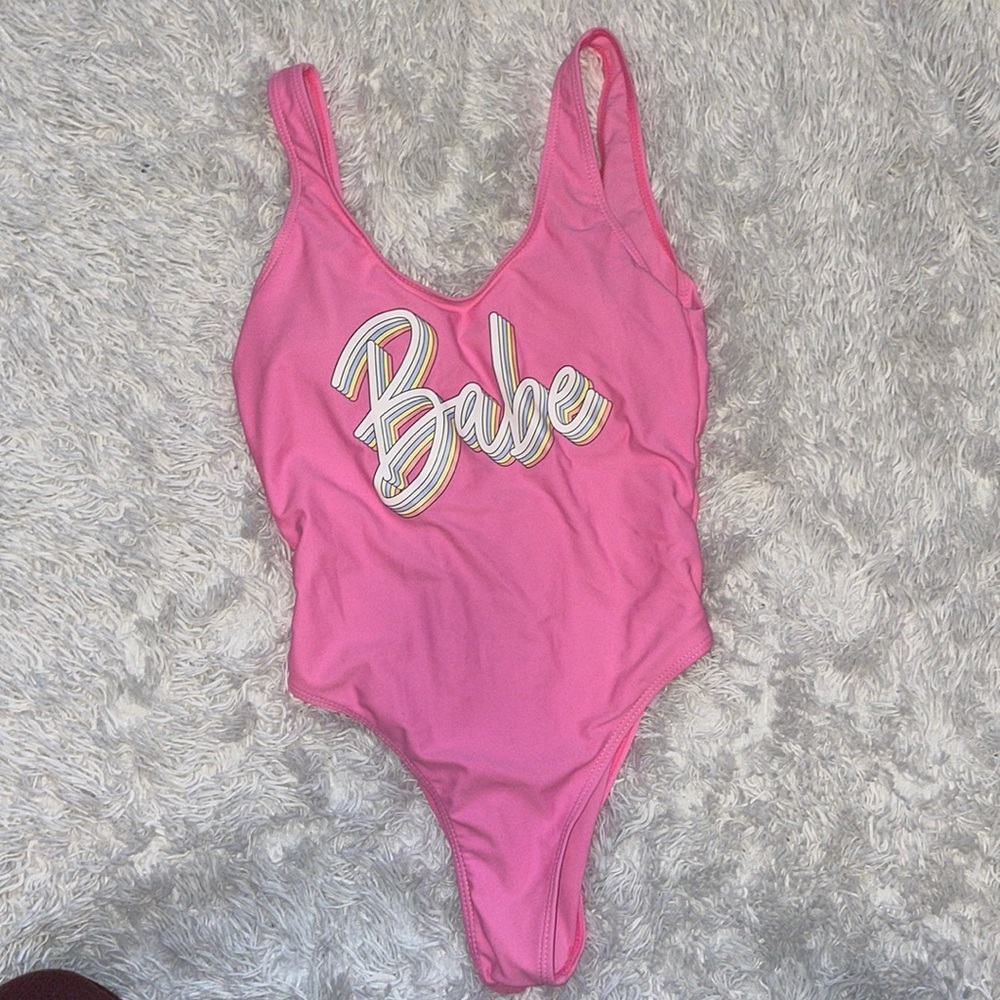 Small pink bathing suit
